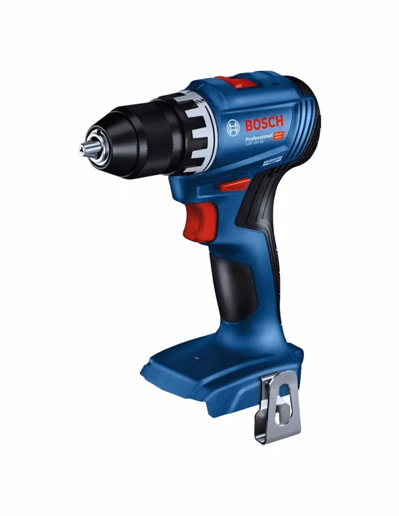 Trapano Avvitatore Bosch GSR 18V-45 con 2 batterie da 2,0 Ah, caricabatterie GAL18V-20 e L-Boxx 136, colore blu – 2