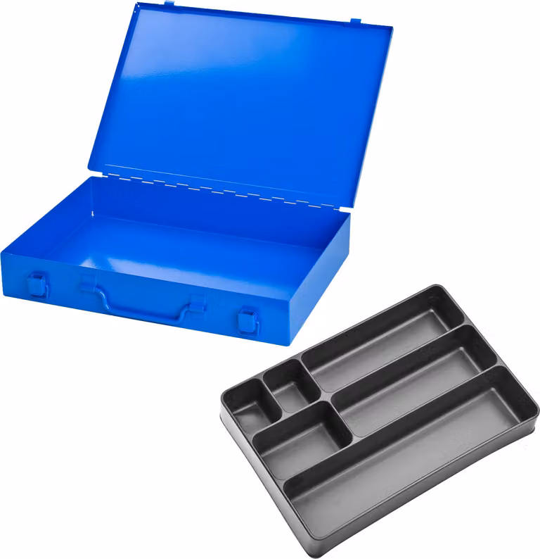 Set di valigette ADB con 6 scomparti, blu