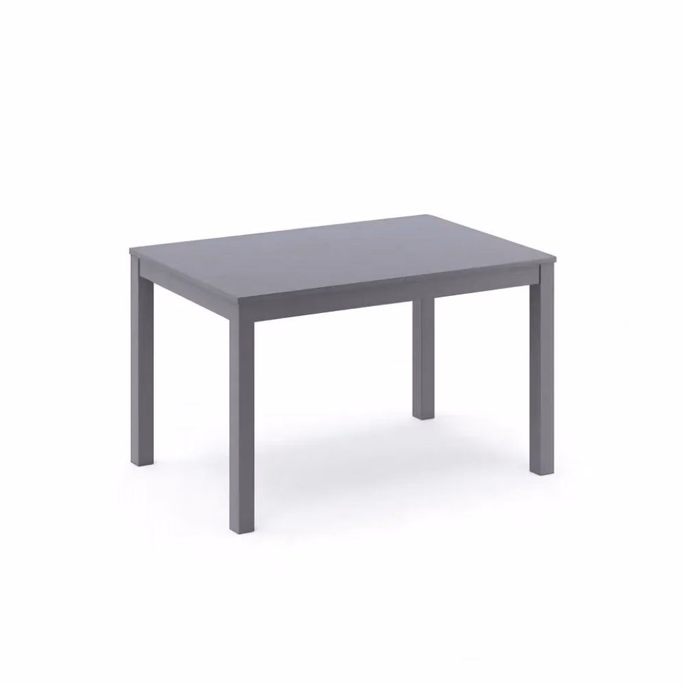 Tavolo da pranzo rettangolare allungabile Belfort Duzzle grigio scuro con finitura opaca e dettagli in legno di faggio L: 130-210 cm, P: 80 cm, H: 76 cm – 2