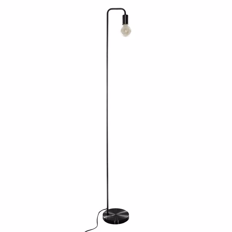 Lampada da terra in metallo, industriale, altezza 150 cm