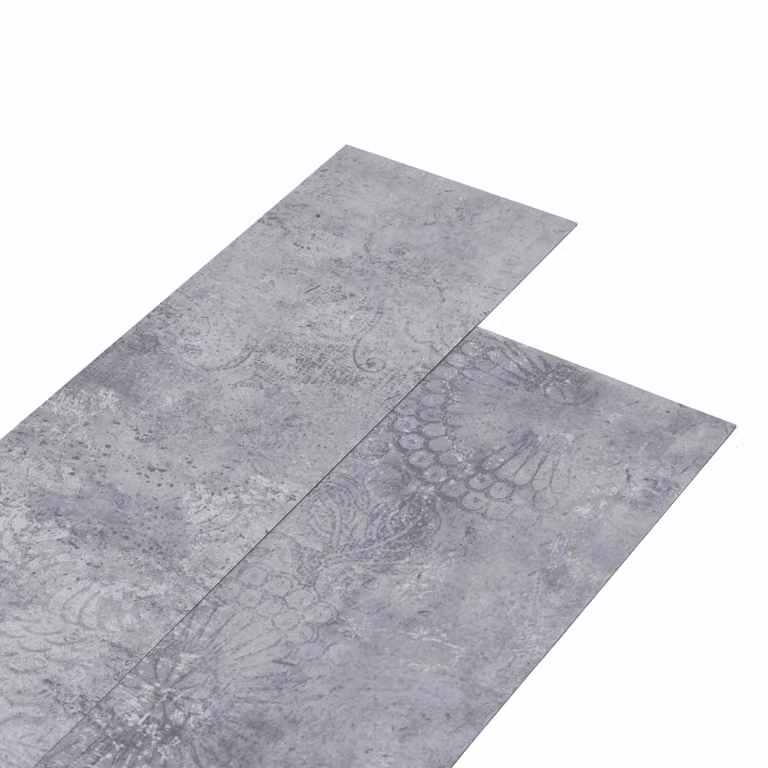 Plance per Pavimenti in PVC Autoadesive vidaXL con Effetto Legno Grigio