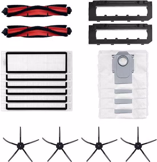 Set di sacchetti per aspirapolvere robot, completo di filtro principale, compatibile con il modello Roborock Q5