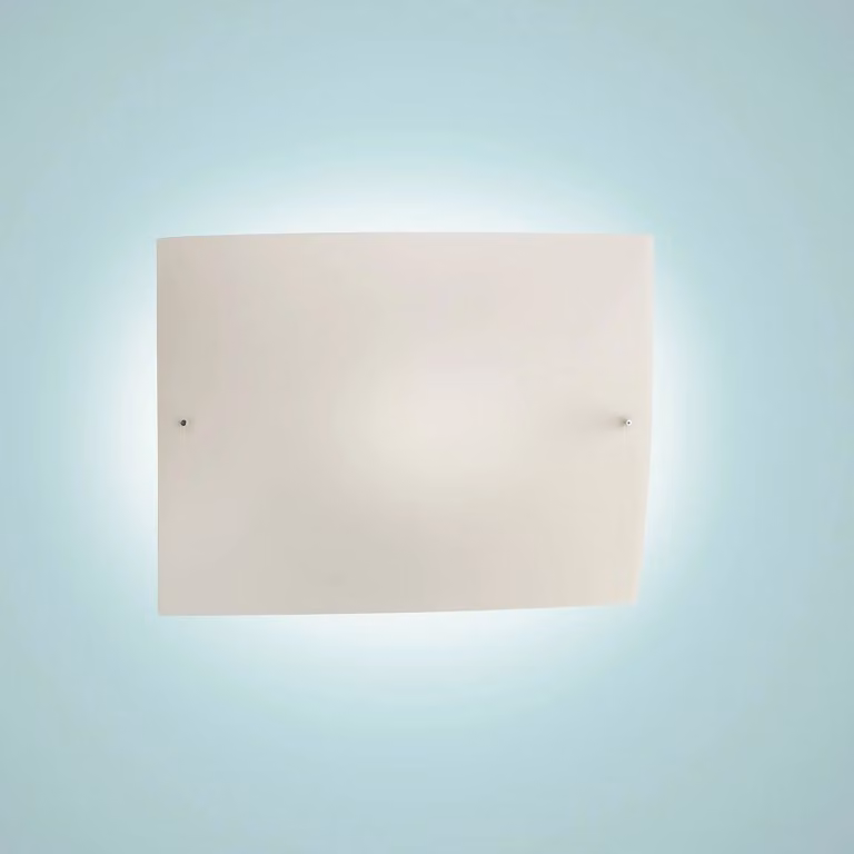 Foscarini Applique da parete di design Folio, dimmerabile, Bianco / Opale, Soggiorno / Sala da pranzo, Vetro, Design, Applique