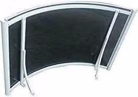 Pensilina in alluminio e policarbonato Blinky L: 120 cm, P: 160 cm – 1