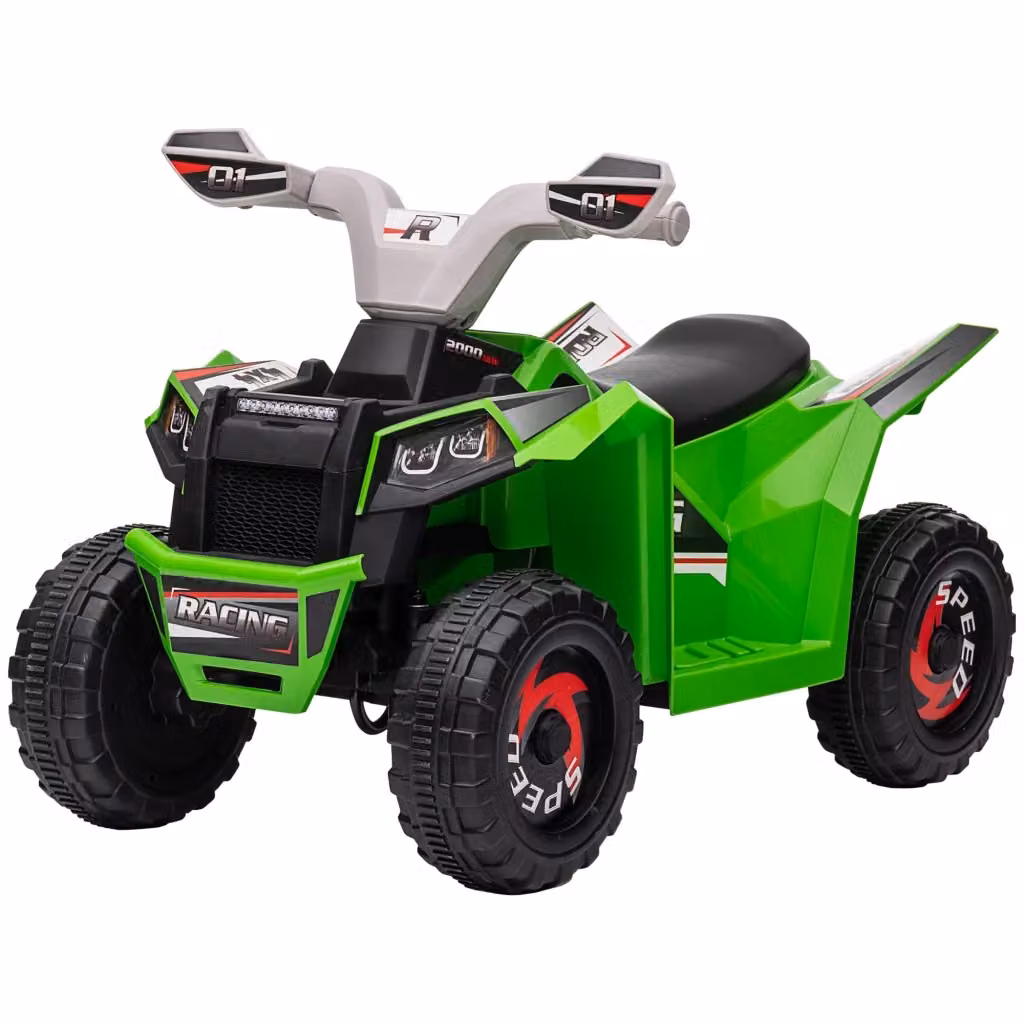 Quad Elettrico XYLO per Bambini 18-36 Mesi Verde L/P/H: 70 x 41,5 x 48,5 cm – 2