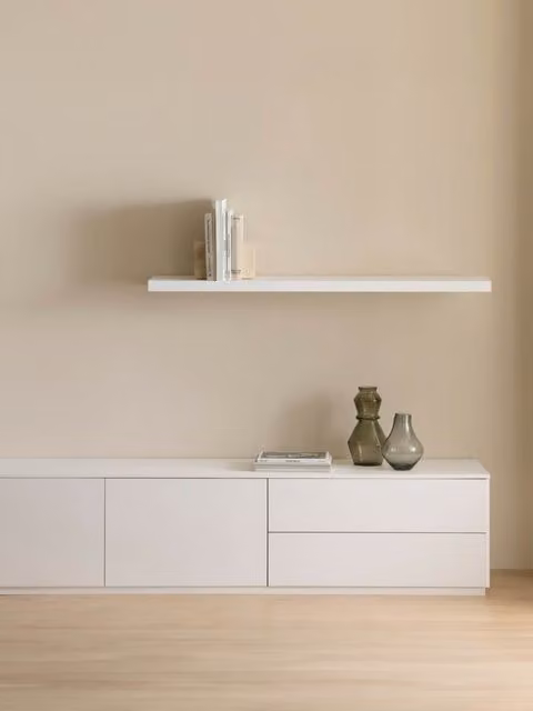 Mensola a parete Unite bianca 140 Kenay Home – 1
