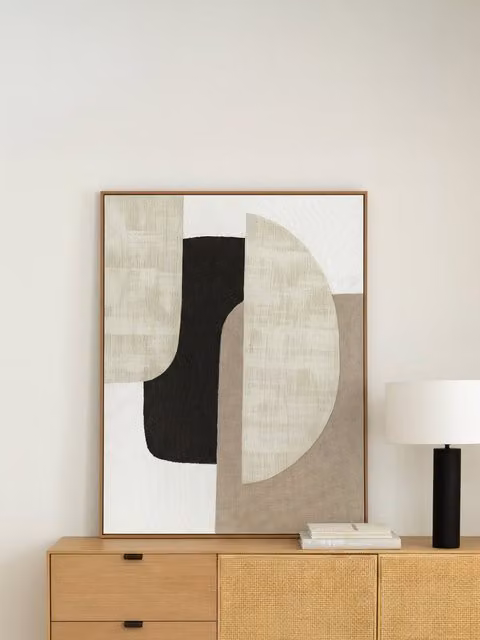 Quadro astratto Ush Kenay Home multicolore su tela, L: 80 cm x H: 100 cm