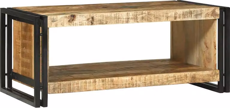 Tavolino da salotto 90 x 50 x 38 cm Legno di mango massello