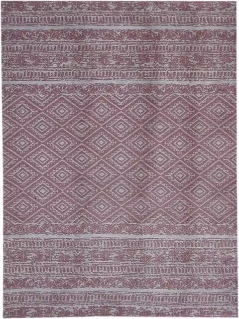 Tappeto Sunny 100 Kendra Home in poliestere rosa vintage per soggiorno e esterni