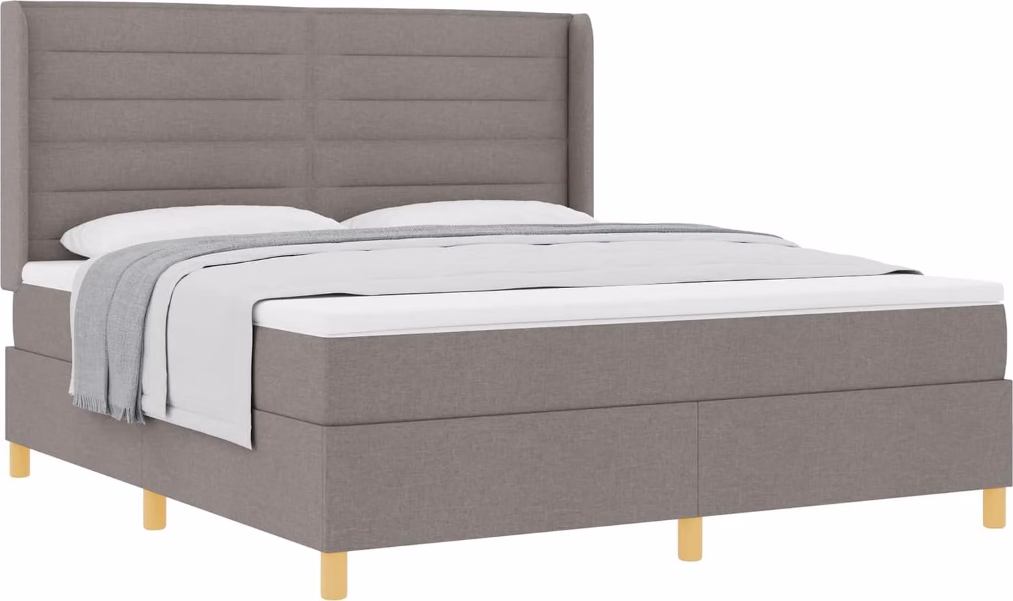 Letto a molle con materasso Talpa 180 x 200 cm Tessuto