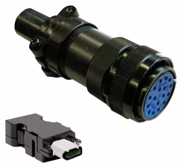 Kit di collegamento per encoder Schneider Electric per BCH2xH/M/R, connettore MIL VW3M8D2A