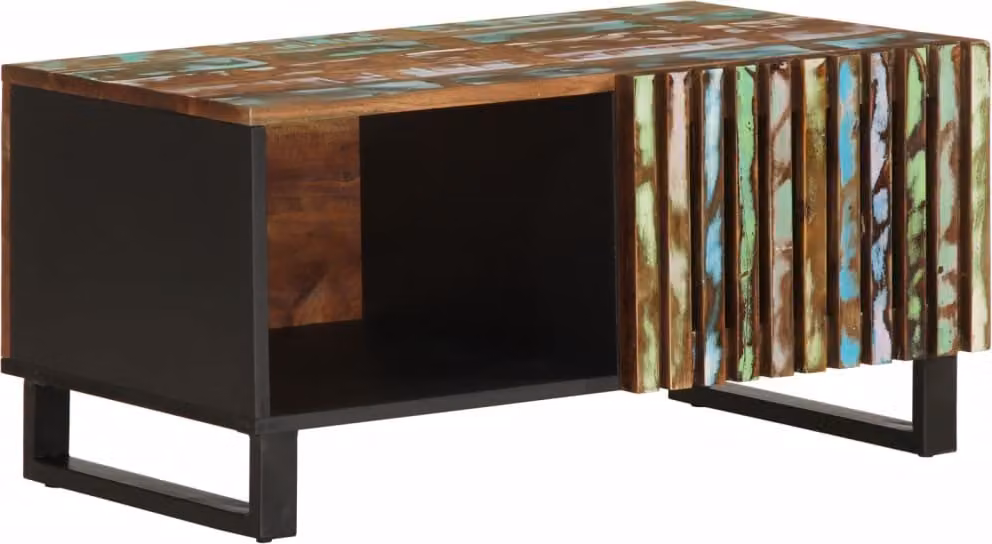 Maison Exclusive - Tavolino da caffè 80x51x40 cm, in legno massello di acacia