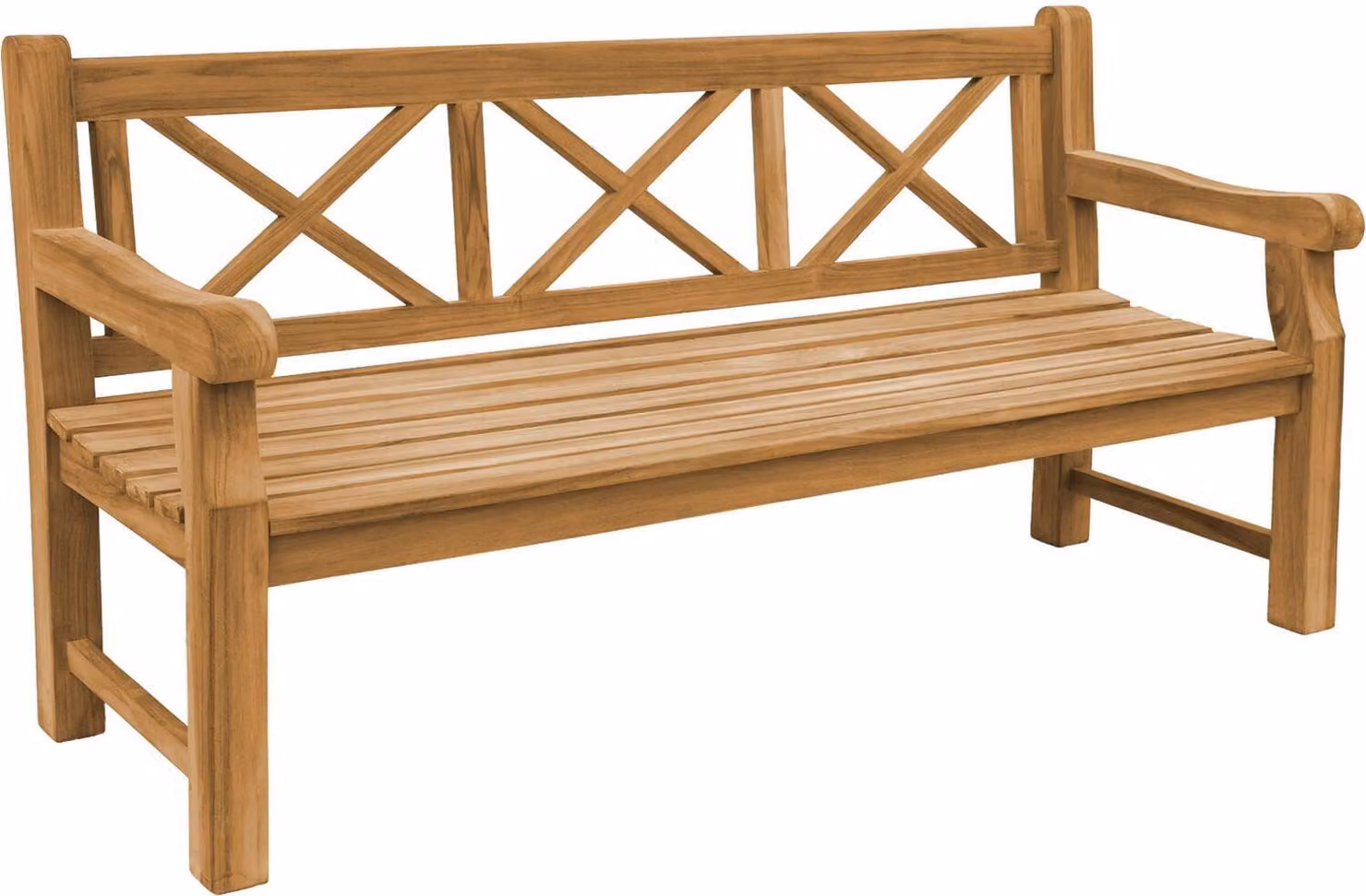 Teak Friesenbank Extra Stark Märstak 180cm Massivholz Wetterfest