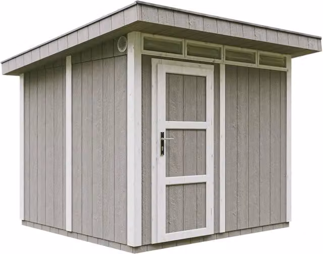 Casetta da Giardino in Legno TIMBELA M903 Tundra Grey L: 279 cm, P: 293 cm, H: 237 cm