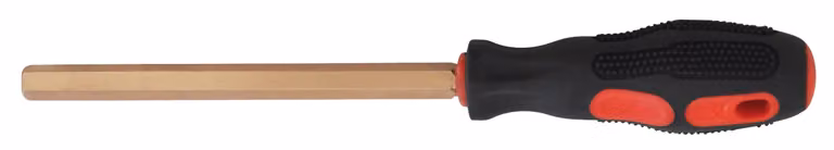KS TOOLS BRONZEplus Cacciavite esagonale diritto 6x125 mm - 963.1071