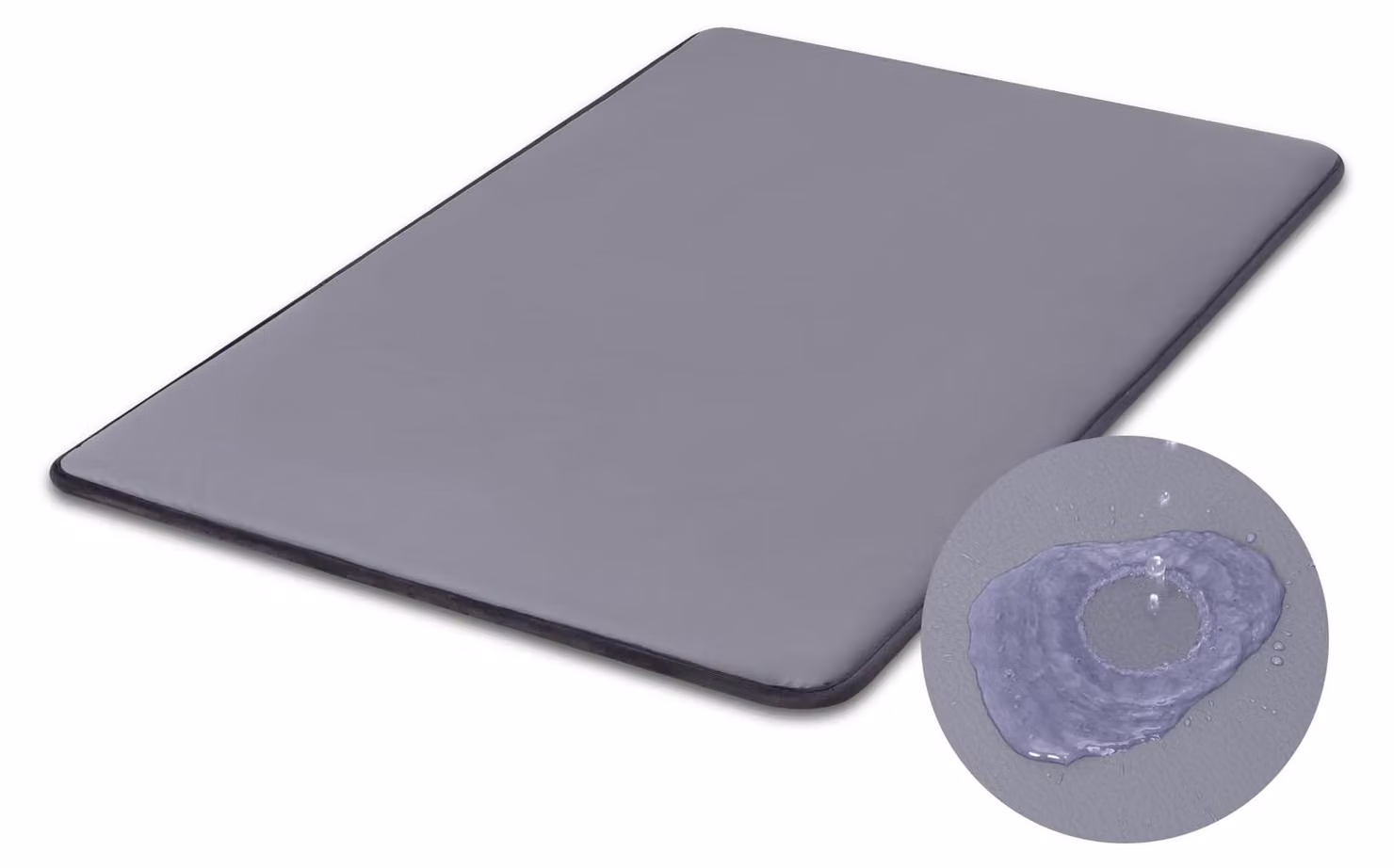 Cuccia impermeabile per cani di taglia media - 90 x 57 cm, tappetino per cani in ecopelle, lavabile