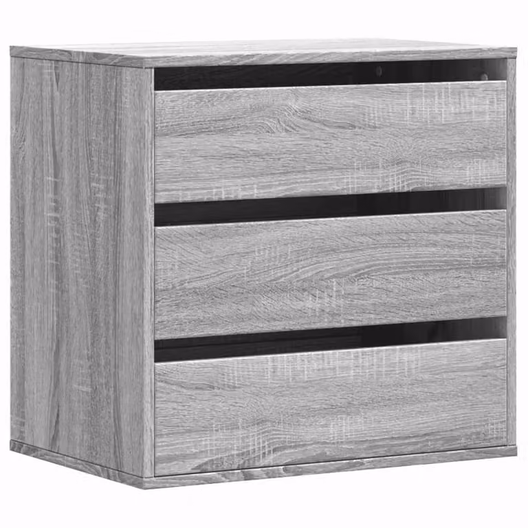 Cassettiera Angolare Grigio Sonoma 60x41x58cm Legno Multistrato