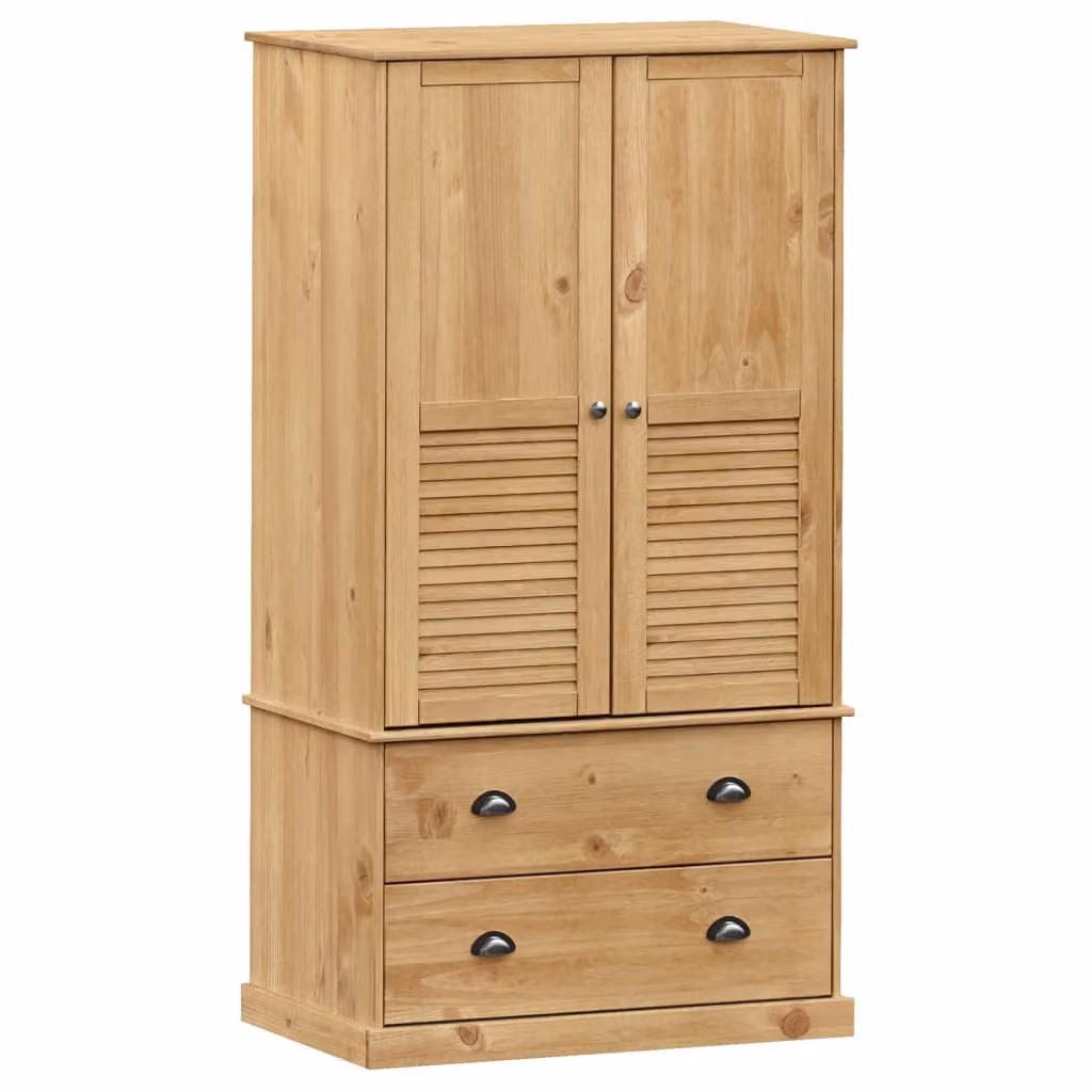Armadio VIGO 90x55x170 cm in Legno Massello di Pino