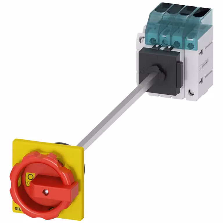 Interruttore sezionatore Siemens 3LD3, Iu 32 A, interruttore generale a 3 poli + N 3LD32481TL53