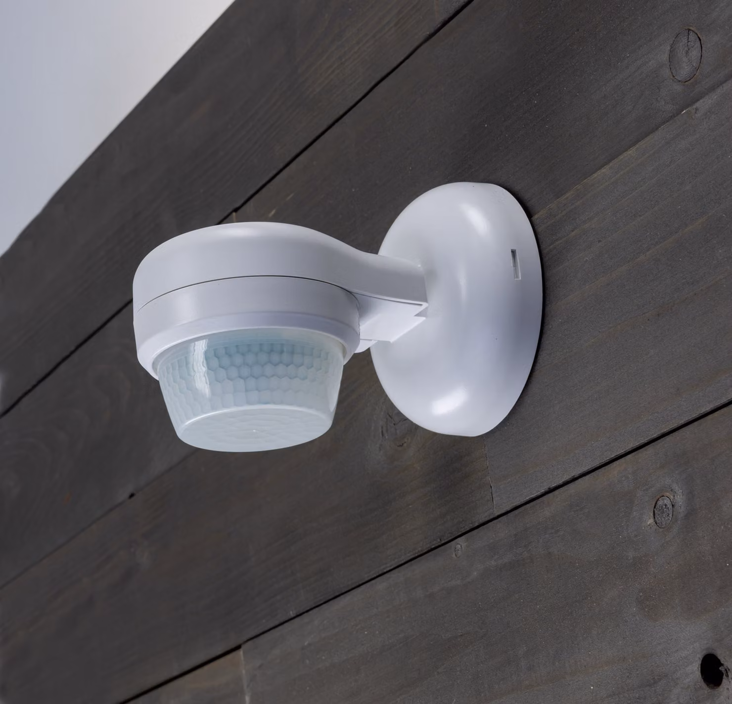 Rilevatore di movimento a superficie 360° IP65 12m rilevamento a parete e a soffitto bianco