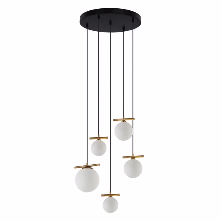 Lampada a sospensione MERSETA PND-463325A-BRO+W Italux
