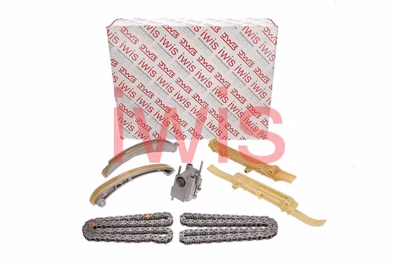 Kit catena di distribuzione AIC 73504, compatibile con: * BMW Serie 5, berlina (E39) * BMW Serie 5, station wagon (E39) * BMW Serie 7 (E38)