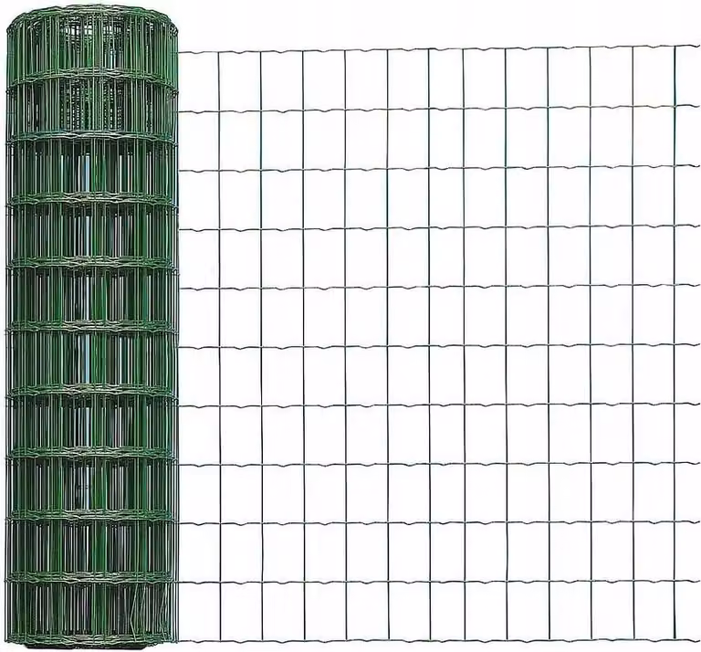 Rete di recinzione a maglia 0,5 m x 5 m verde