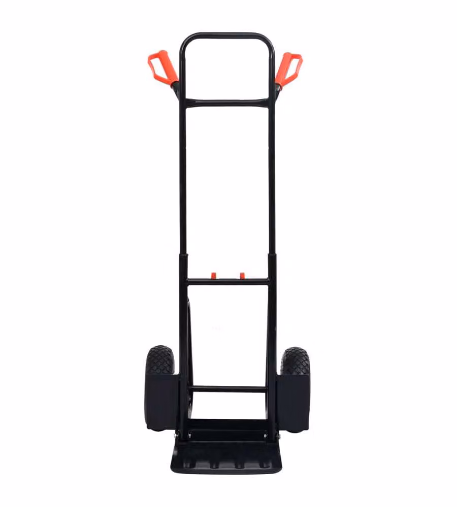 Carrello a Mano Telescopico 200 kg Nero e Rosso