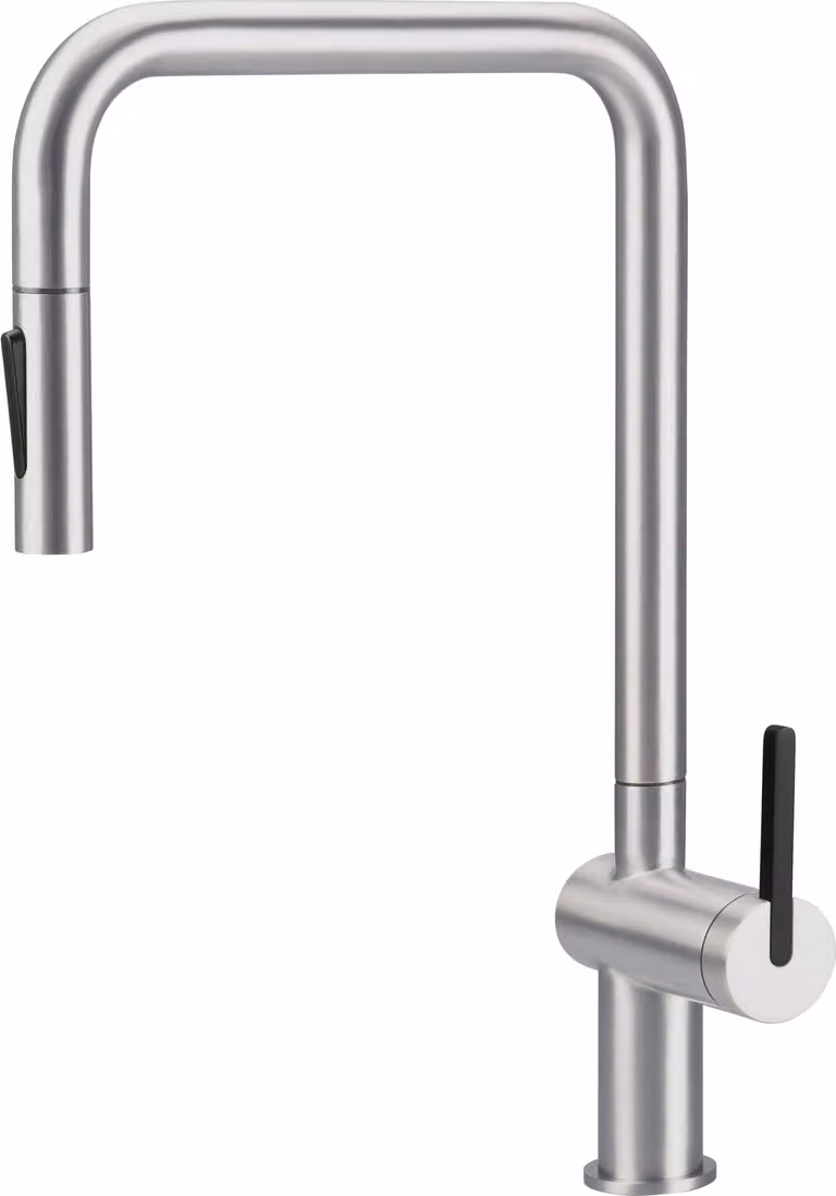 Kitchen faucet with pull-out spout