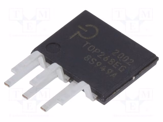 1x eSIP-7C, 59,4÷145 kHz, alimentatore AC/DC, SMPS, 2,5 Ω, TOP268EG, regolatore di tensione - circuiti PWM