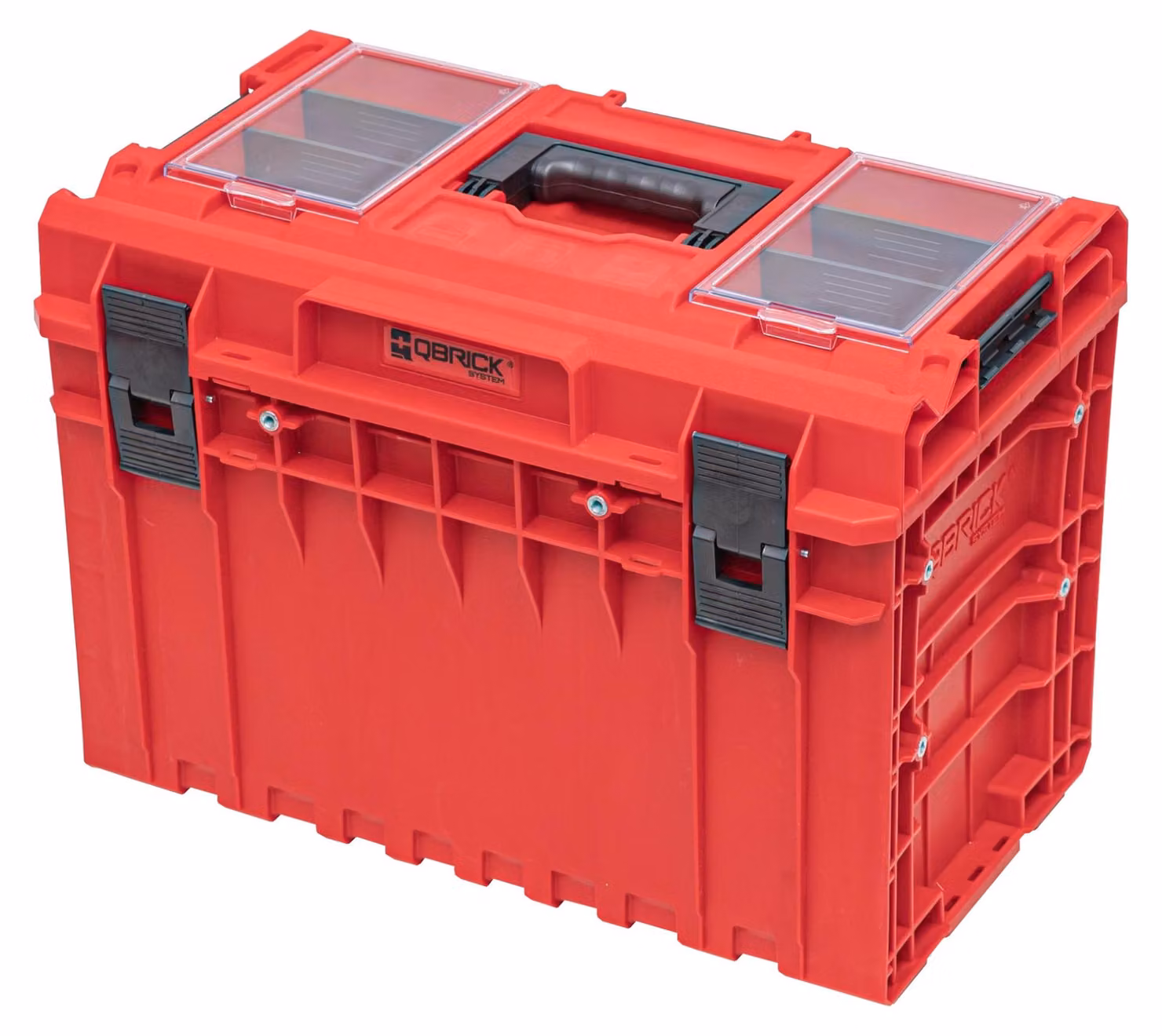 Qbrick System ONE 450 2.0 PROFI RED ULTRA HD Valigia portautensili personalizzata organizzatore modulare 585 x 385 x 420 mm 52 l impilabile IP66