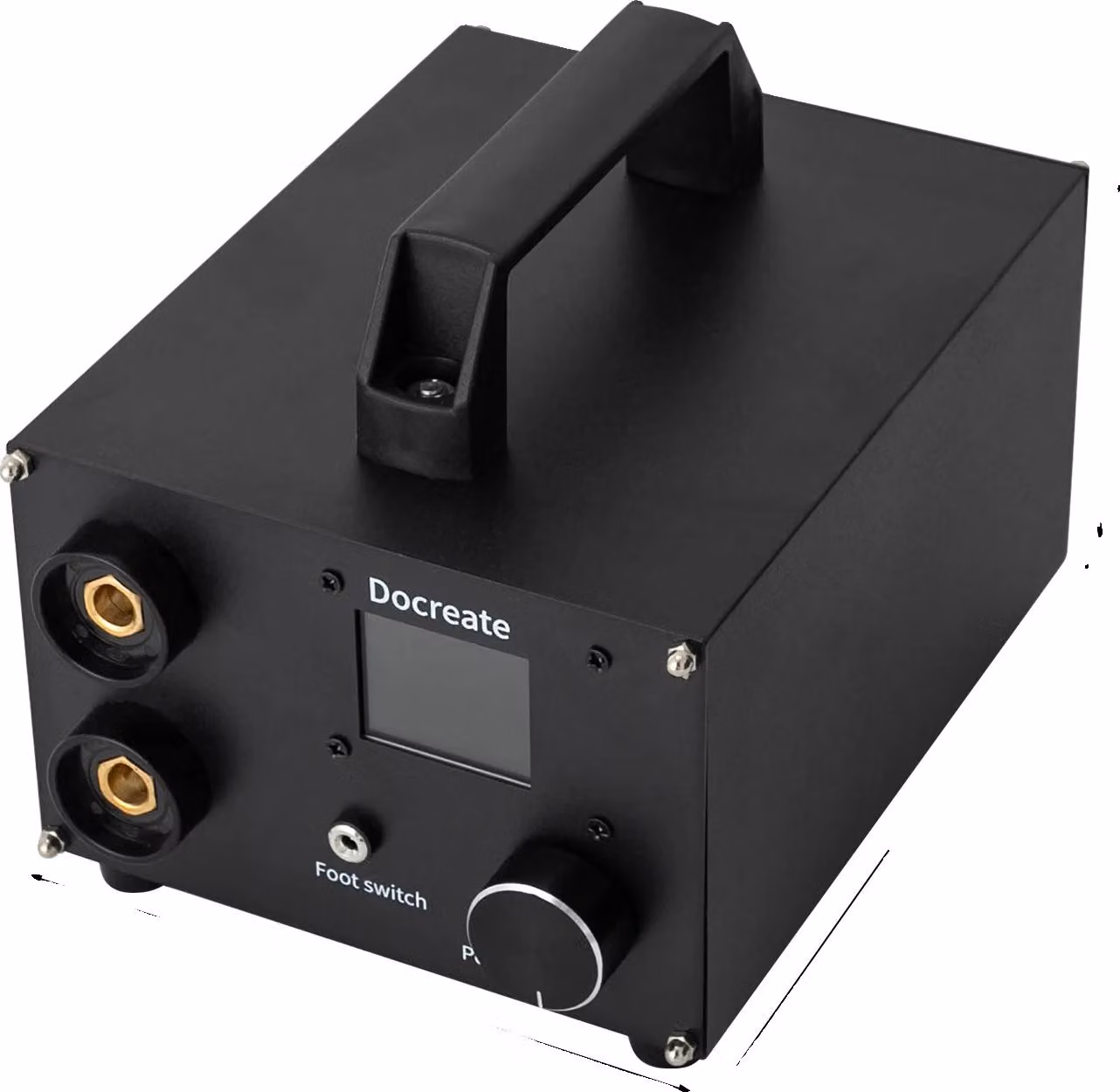 Saldatrice, corrente di picco 1400 A, display LCD, nero, 12 V