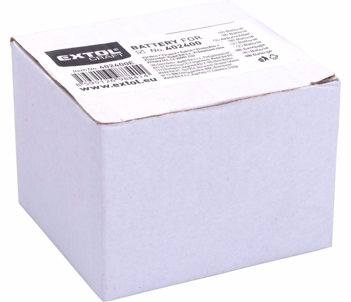 Batteria ricaricabile Extol Craft, 12V Li-ion, 1300 mAh 402400E
