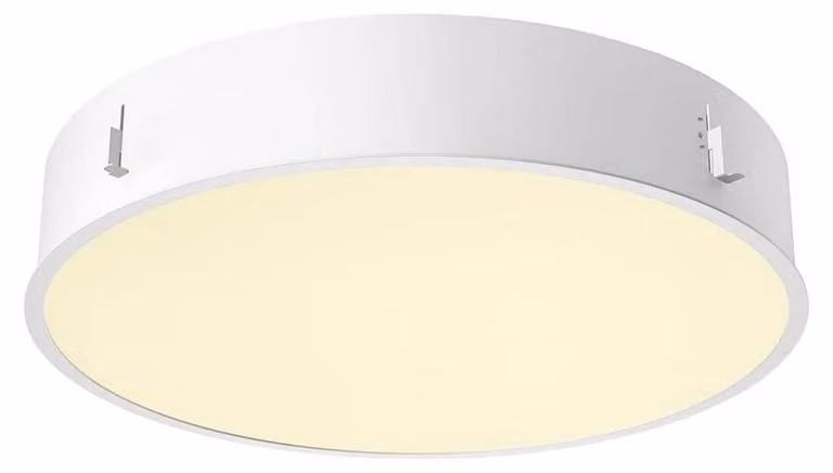 SLV MEDO 60, plafoniera da incasso, cornice, 3000/4000K, 80°, IP20, rotonda, bianco 1008633