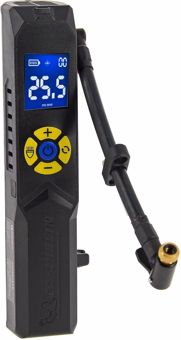 Mini cordless compressor - MICHELIN - Electric pump - Digital pressure gauge - 10 bar - USB rechargeable