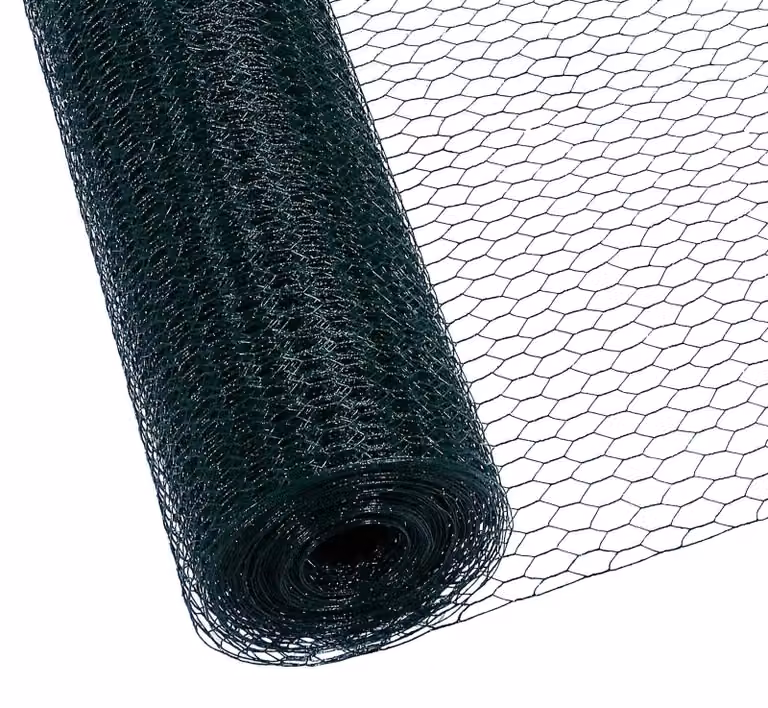 Elzusha - Recinto per polli in PVC con rete a nido d'ape, altezza 100 cm