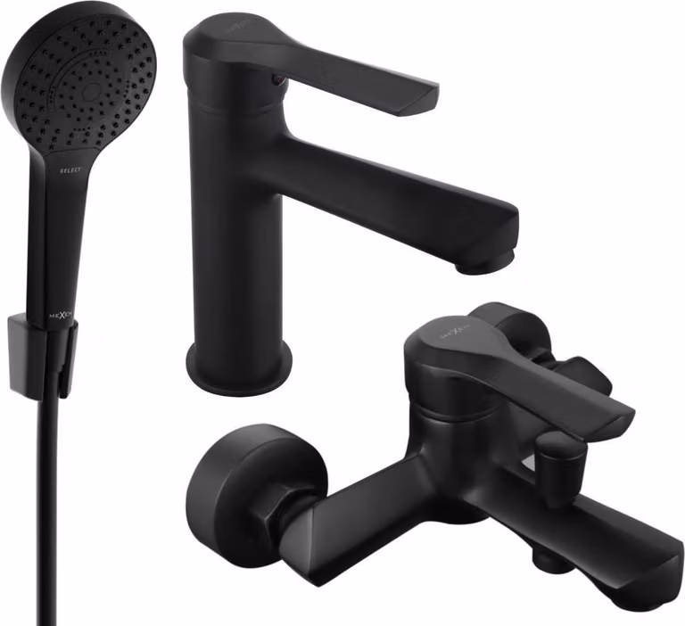 Mexen Sabre R05 set da bagno, nero - 72103R05-70