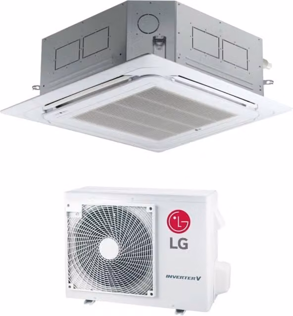 Condizionatore LG Cassetta a 4 Vie CT24F R-32 da 24000 Btu con Pannello Incluso, Classe Energetica A++, Wi-Fi e Controllo via App
