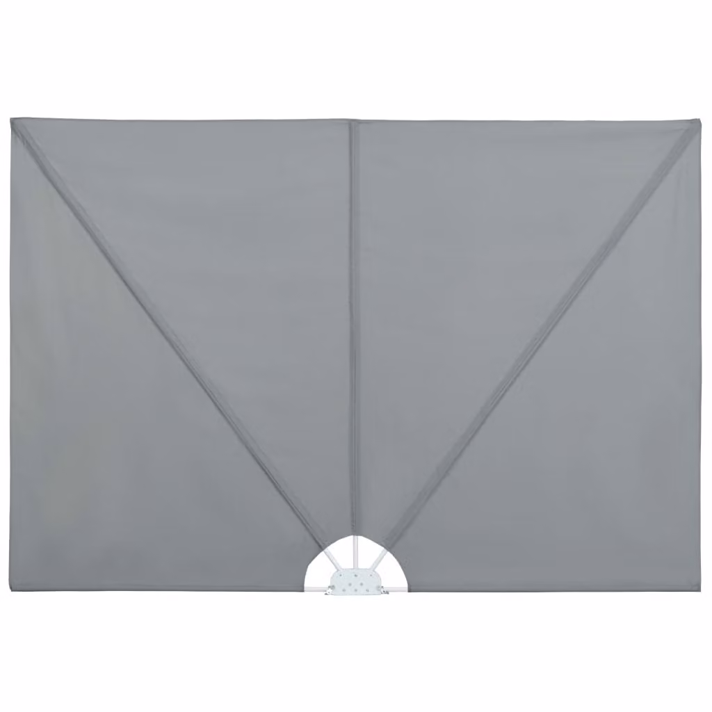 Tenda Laterale per Terrazza Pieghevole Grigio 400x200 cm