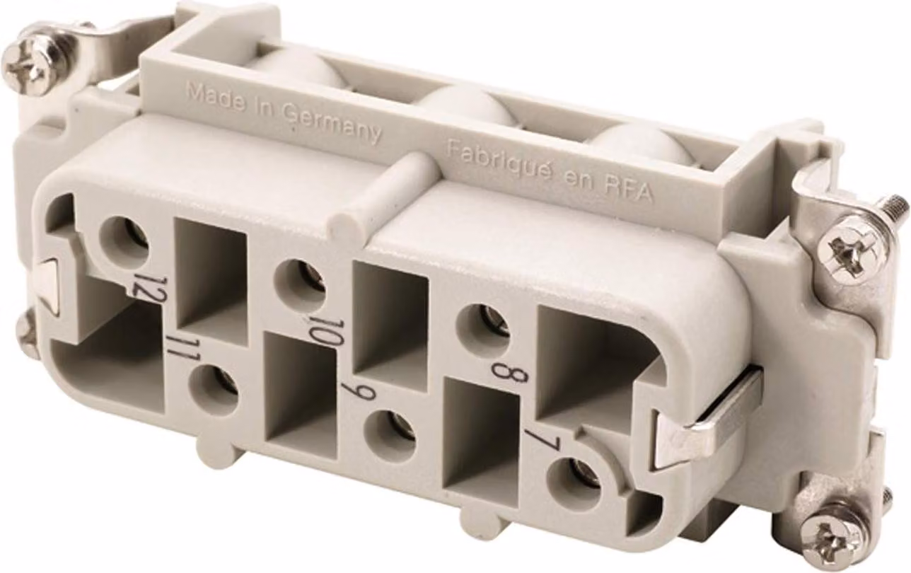 HARTING Han 6HsB Inserto femmina (F) Connessione a vite, 6 poli + PE 400 V/690 V, 35 A - 1 pezzo
