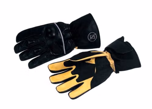 Guanti Boston in pelle per moto taglia L