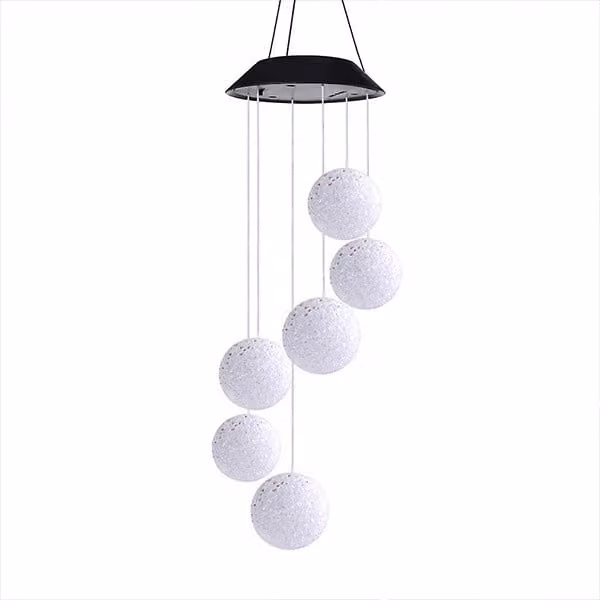 Lampada Solare Sospesa 78 cm esterna resistente LED multicolore