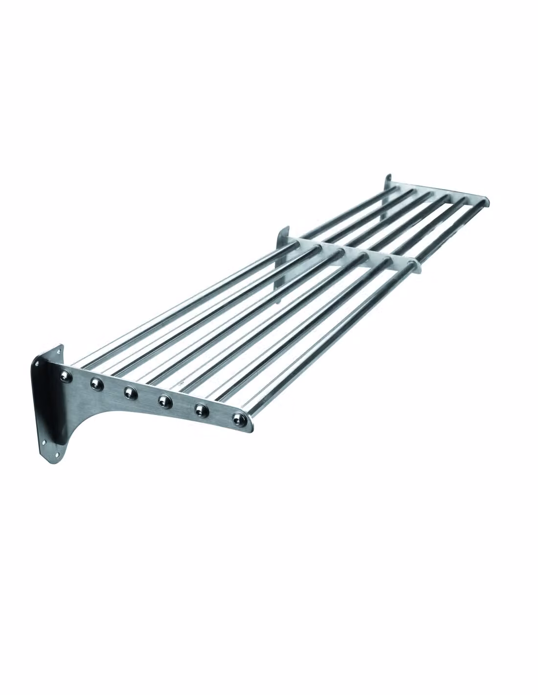 Scaffale per tubi Lacor - 250 x 1200 mm - acciaio inossidabile