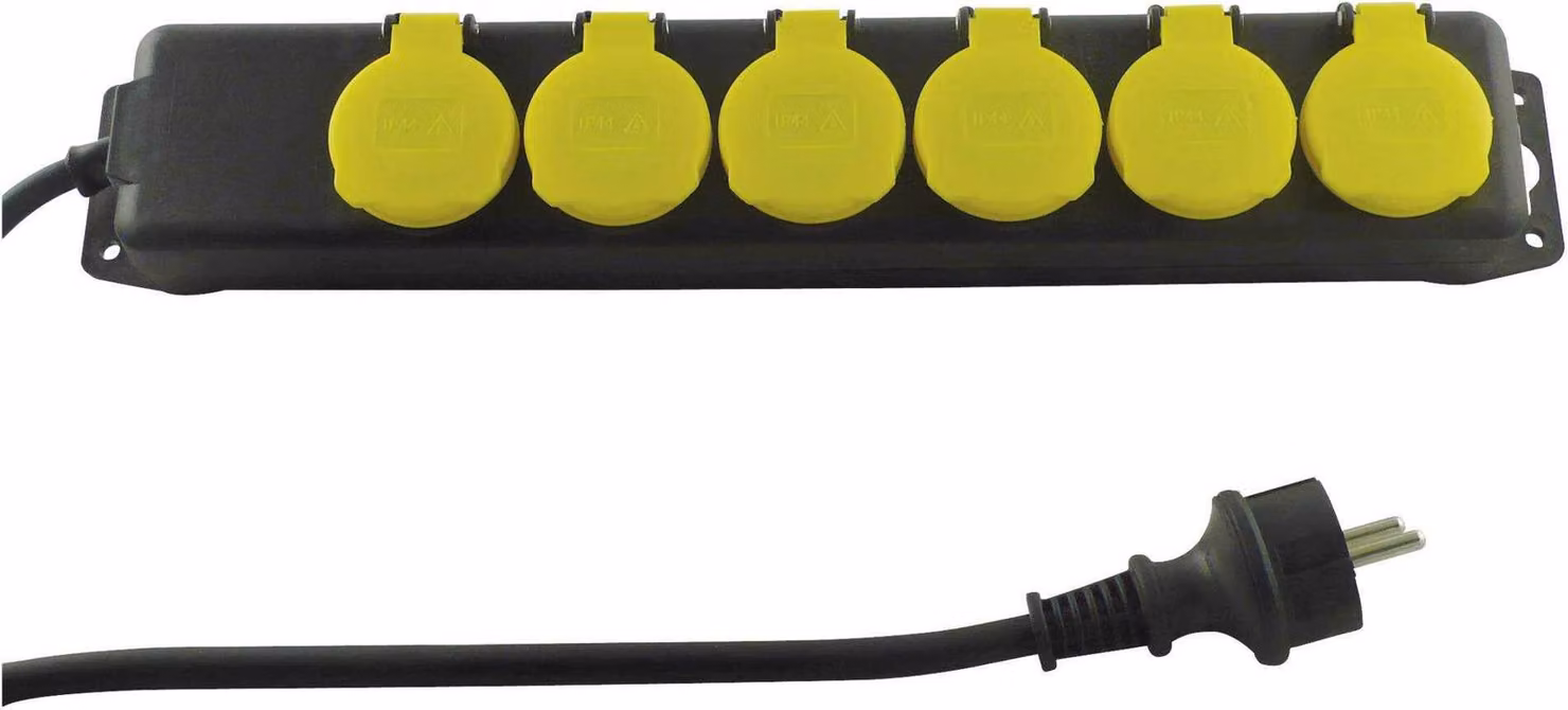 REV 0512469555 REV Steckdosenleiste IP44 6-fach 1,4m