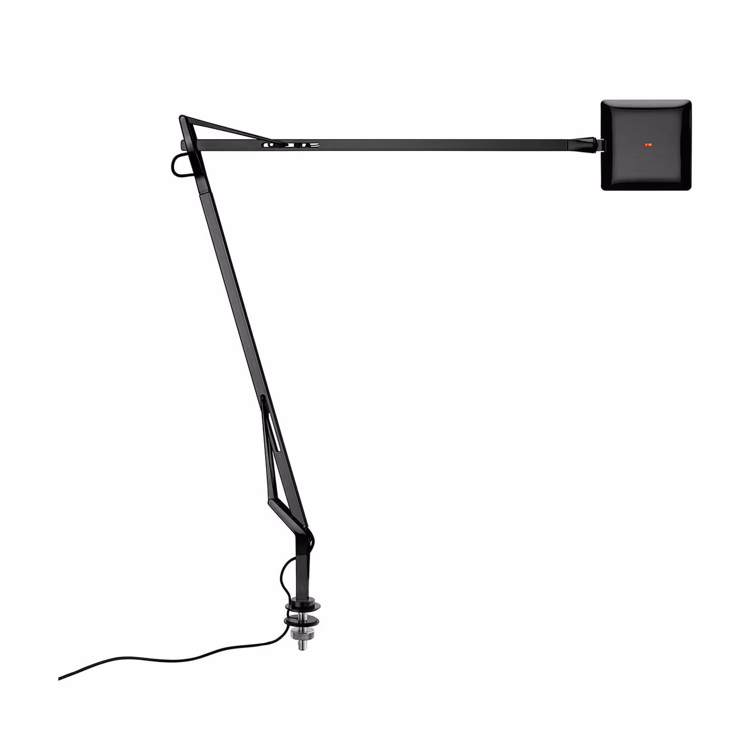 Flos - Kelvin Edge Desk support (hidden cable) - Lampada da tavolo - Nero