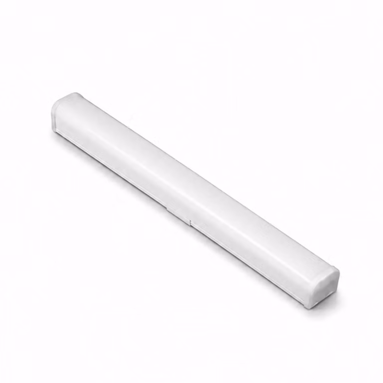 Striscia LED da 60 cm, 20W, 6000K, 2000 lumen, plafoniera a incasso bianca, collegabile, per parete e soffitto