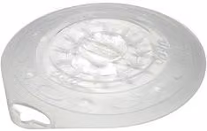 Coperchio per pentola in silicone con ventosa Silikomart Bianco traslucido Diametro: 24 cm