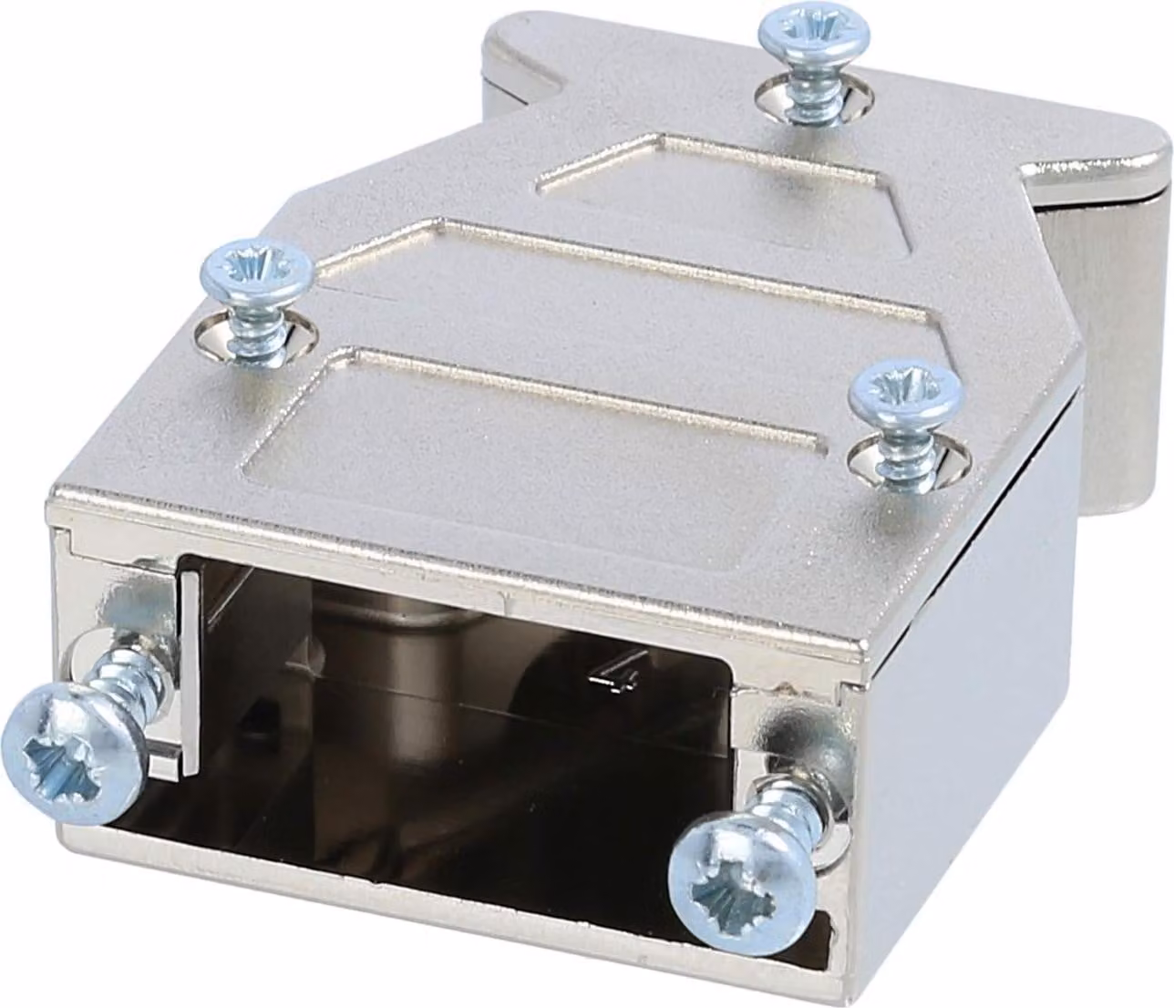 HARTING D-Sub Custodia in plastica metallizzata adatta per inserto D-Sub a 9 poli, 15 poli (HD) laterale, area di serraggio