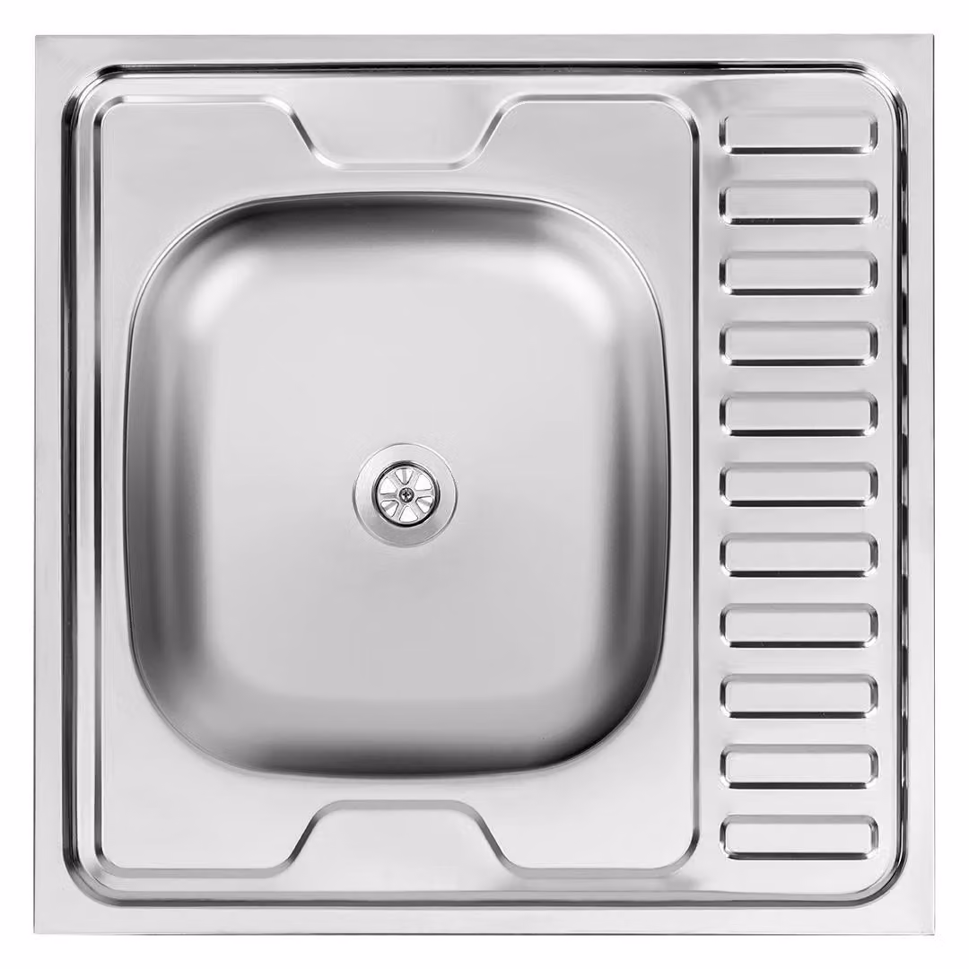 Lavello da cucina a 1 vasca in acciaio inox Lavello da cucina da incasso Lavello da cucina