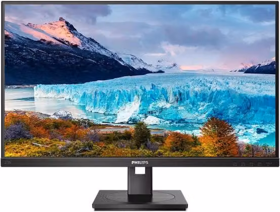 Monitor Philips S-Line 273S1/00 da 27 pollici con pannello IPS Full HD, 75Hz e docking USB-C, colore nero